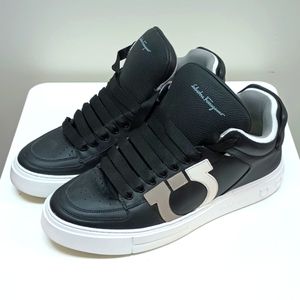 Salvatore Ferragamo Marvelous Ganci Leather Sneakers